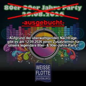 80er/90er Jahre Party - 29.08.26